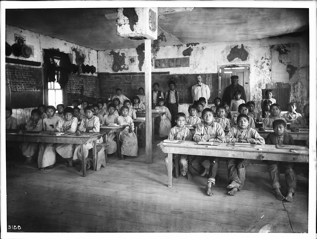 Students learning in an AMS School classroom